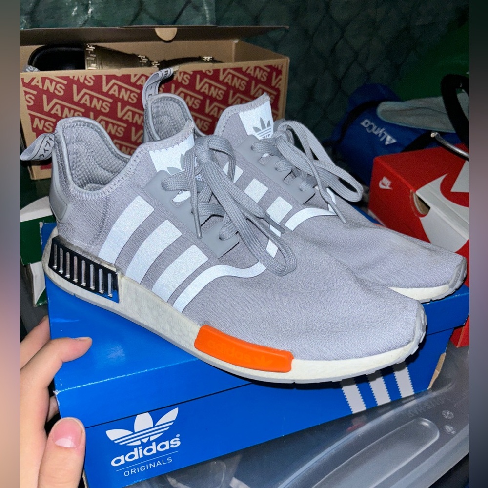 adidas boost NMD grey metallic size 11